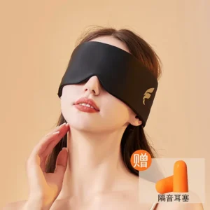 Winter and Noise Protector Eye Mask Black