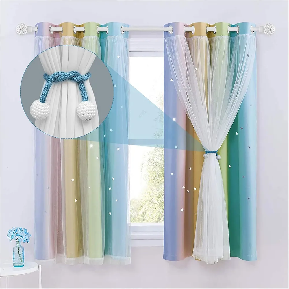 Magnetic Curtain Tieback Rope Stylish Decorative Curtain Holder, Home Decor Accessories - Image 4