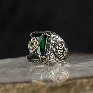 Green Finger Ring