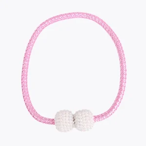 Pink Curtain Maganetic tieback