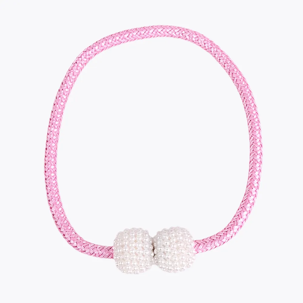 Pink Curtain Maganetic tieback