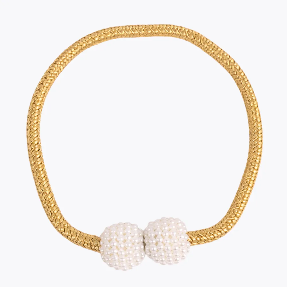 Yellow Curtain Maganetic tieback