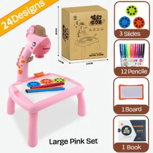 Pro Projector Table Pink Large