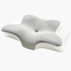 Butterfly pillow grey