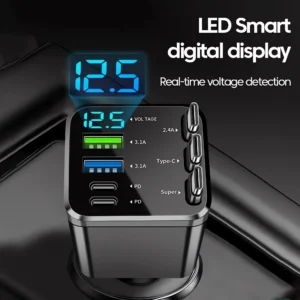 360 rotate car charger BD