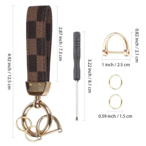 leather key ring